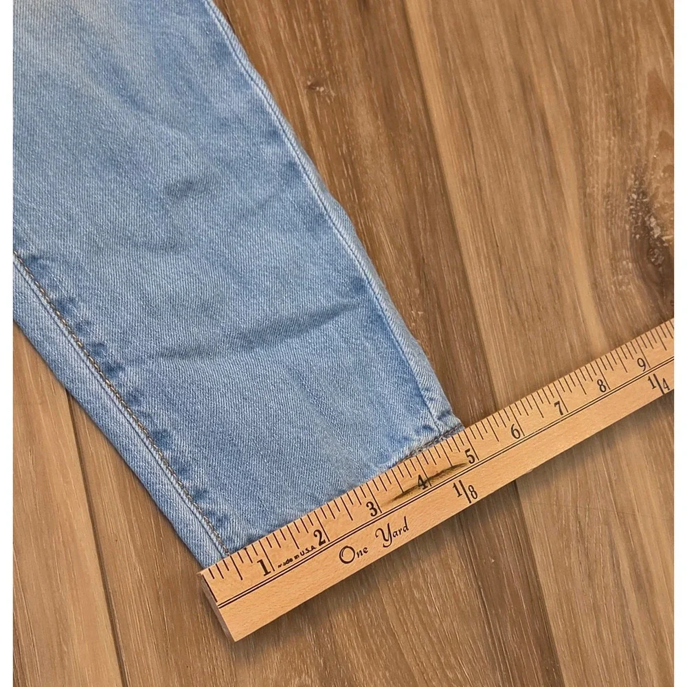 OshKosh B'gosh Denim Overalls Youth Size 7 Blue Distressed